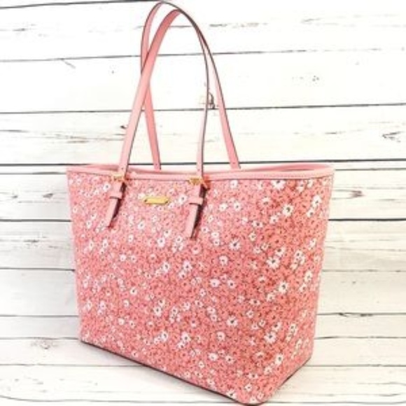 michael kors large pink tote